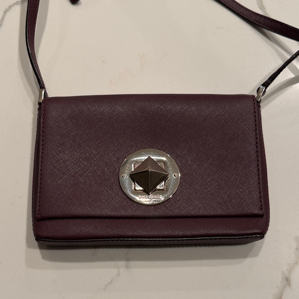 Kate Spade Burgundy Crossbody Bag